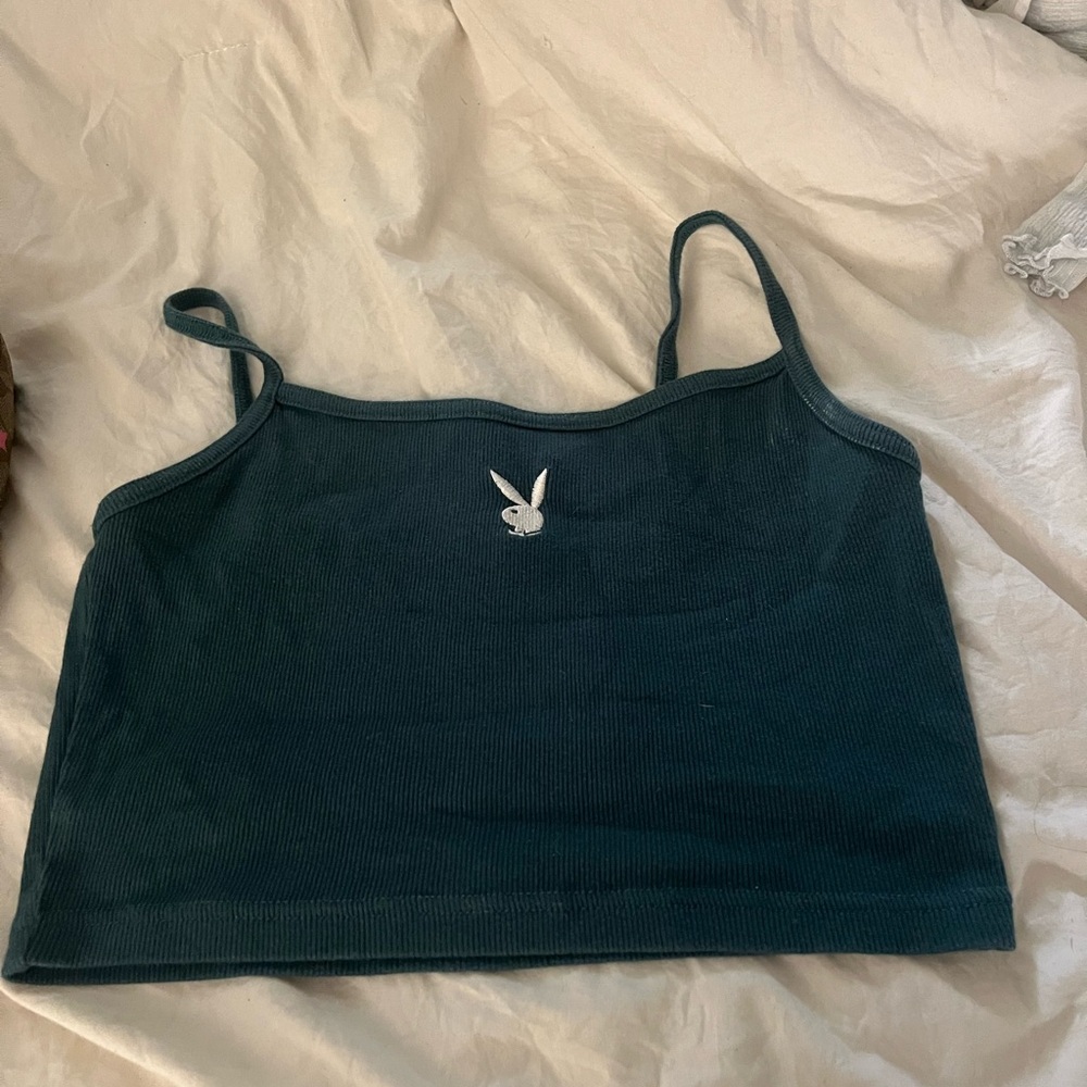 PLAYBOY Teal Camisole Top
